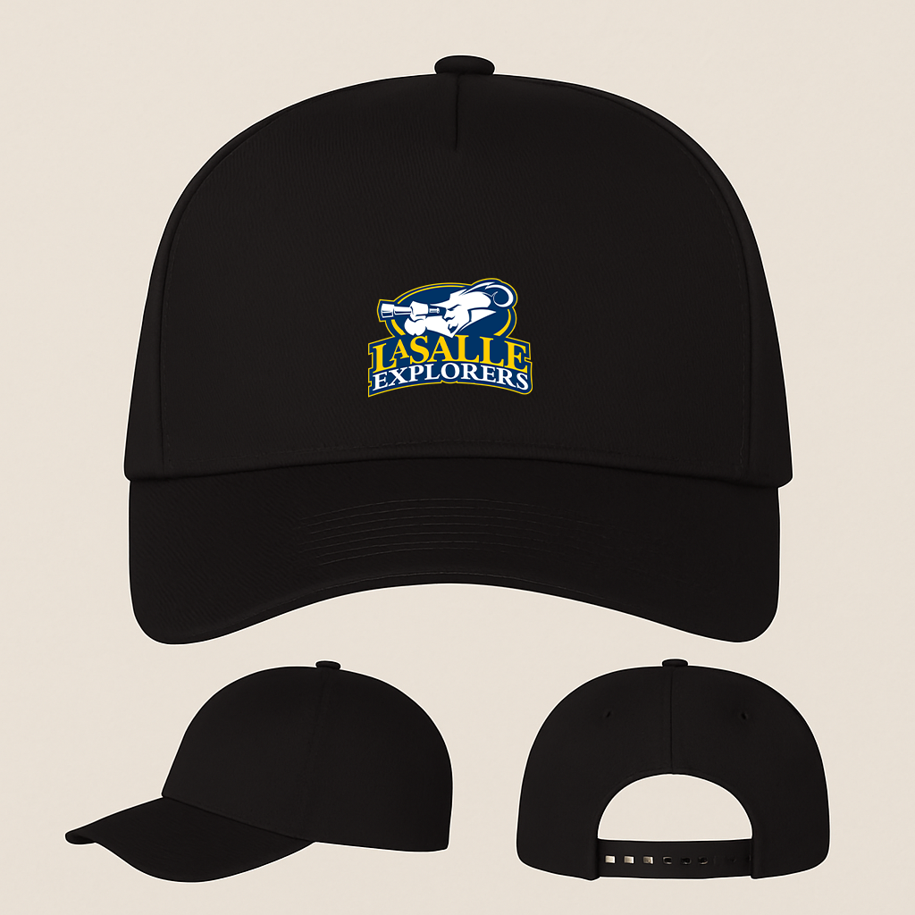 La Salle Explorers Logo Five Panel Twill Snapback Cap