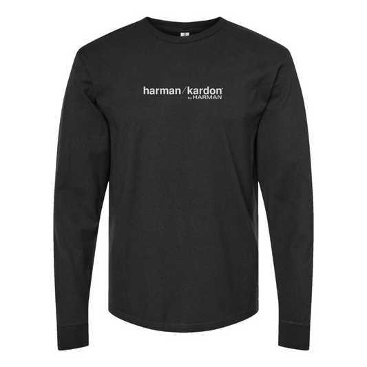 Men's Harman-Kardon Logo Cotton Long Sleeve T-Shirt
