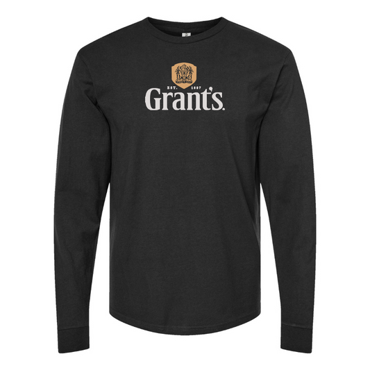 Youth Grants Logo Cotton Long Sleeve T-Shirt