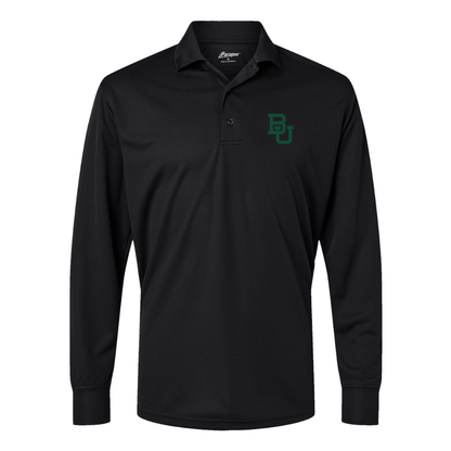 Men's  Baylor Bears  Paragon Prescott Long Sleeve Polo