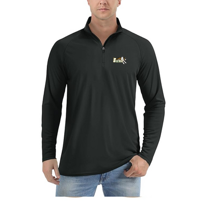 Men's Siena Saints Logo  Lightweight Quarter-Zip Athletic Shirt Long Sleeve Performance Wear