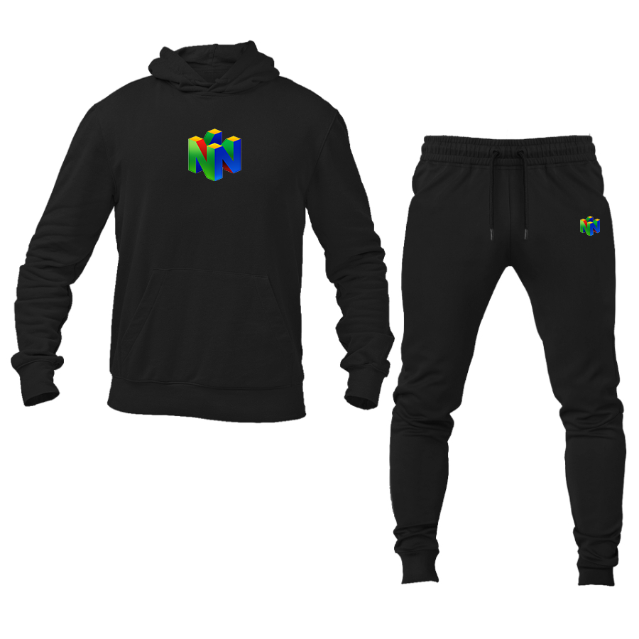 Men's  Nintendo N64   Logo Hoodie Joggers Set