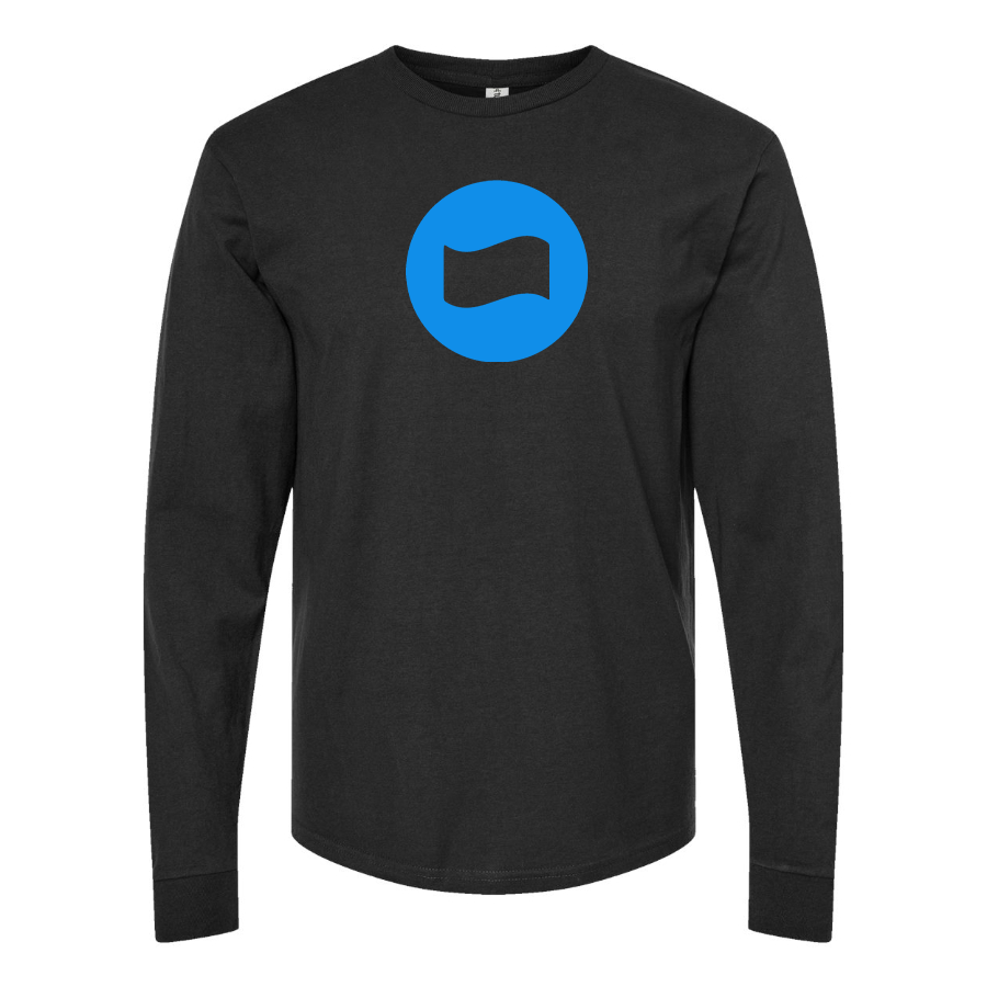 Men's Dana  Logo Cotton Long Sleeve T-Shirt