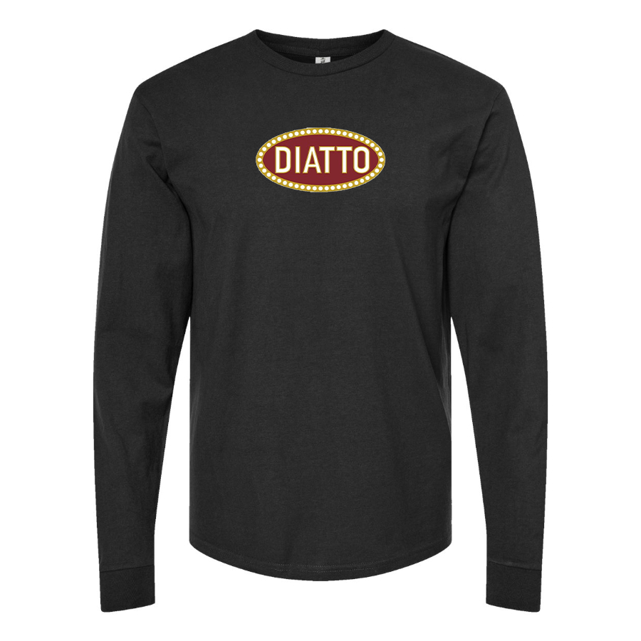 Men's Diatto Logo Cotton Long Sleeve T-Shirt