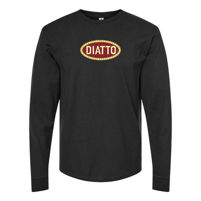 Men's Diatto Logo Cotton Long Sleeve T-Shirt
