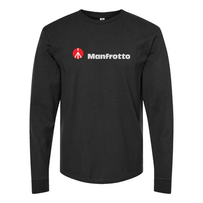 Men's Manfrotto Logo Cotton Long Sleeve T-Shirt