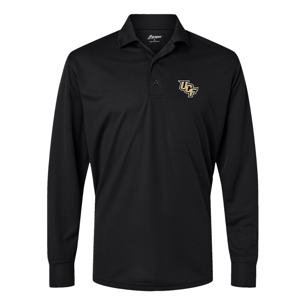 Men's Central Florida Knights  Paragon Prescott Long Sleeve Polo