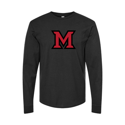 Men's Miami Ohio RedHawks Logo Long Sleeve T-Shirt