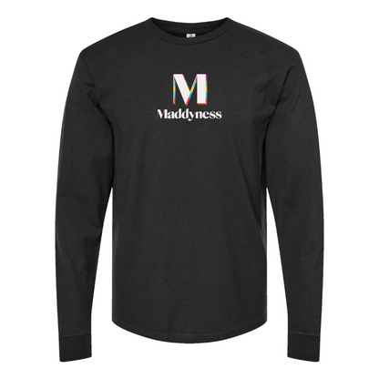 Youth Maddyness Logo Cotton Long Sleeve T-Shirt
