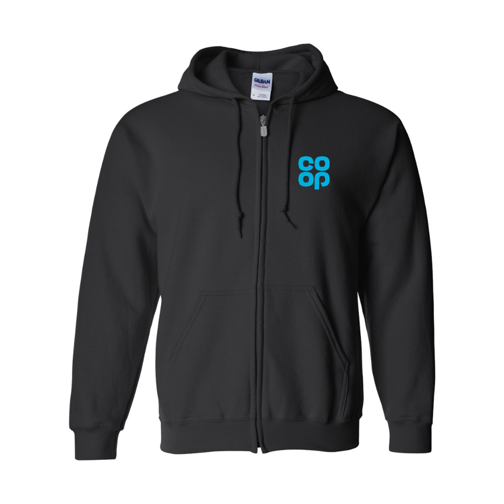 Men's CoOp Gildan  Heavy Blend Full Zip Hooded Sweatshirt