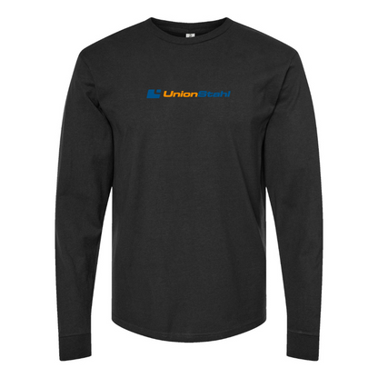Men's UnionStahl Logo Cotton Long Sleeve T-Shirt