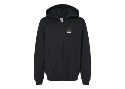 Gildan Heavy Blend Youth UCSB Gauchos Full Zip Hooded Sweatshirt