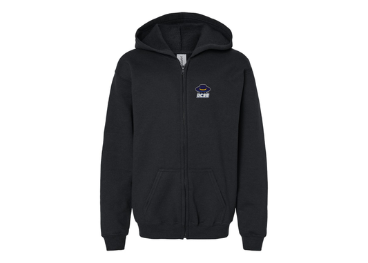 Gildan Heavy Blend Youth UCSB Gauchos Full Zip Hooded Sweatshirt