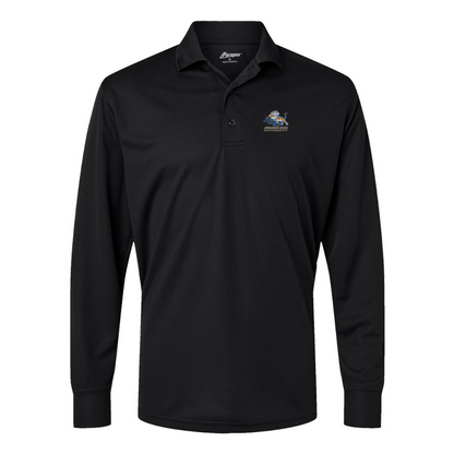 Men's Savannah State Tigers Logo Paragon Prescott Long Sleeve Polo