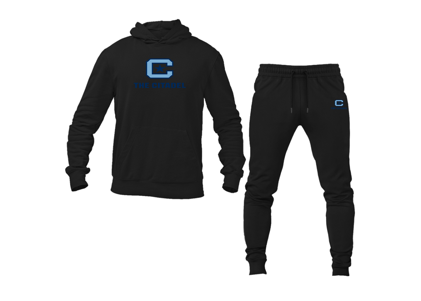 Men's The Citadel Bulldogs Hoodie Joggers Set