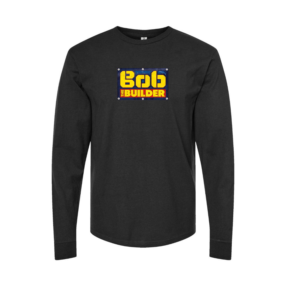Youth Bob the Builder Logo Cotton Long Sleeve T-Shirt