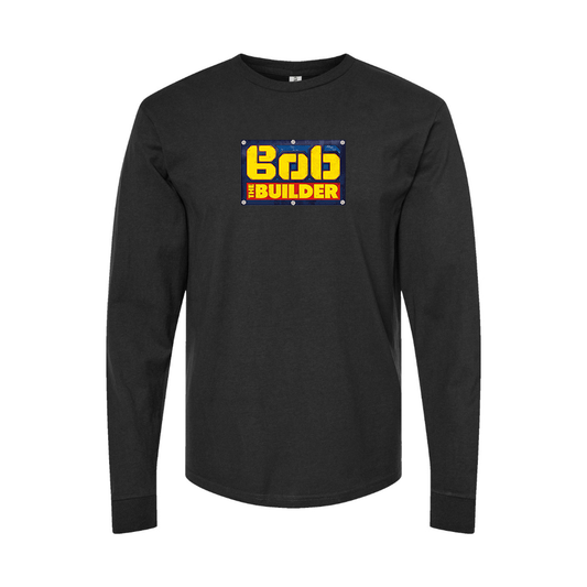 Youth Bob the Builder Logo Cotton Long Sleeve T-Shirt