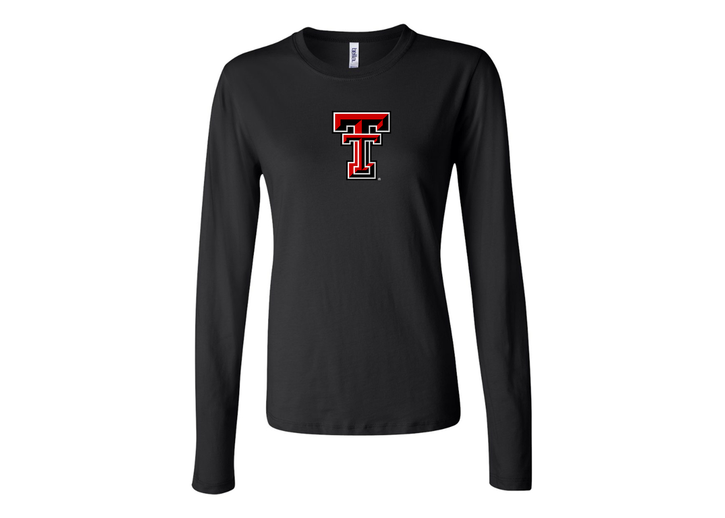 BELLA CANVAS Women’s Texas Tech Red Raiders Jersey Long Sleeve Tee