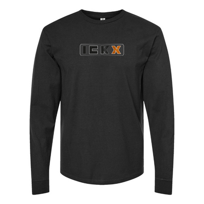 Men's ICKX Logo Cotton Long Sleeve T-Shirt