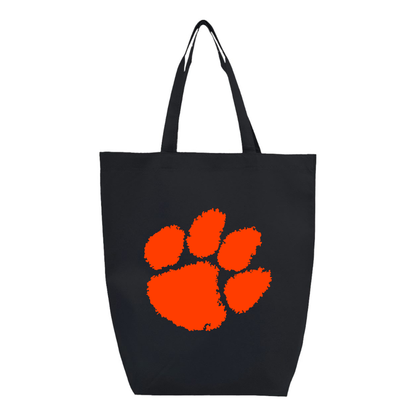 Clemson Tigers Q-Tees Non-Woven Gusset Bottom Tote