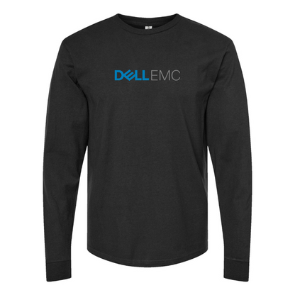 Men's EMC Logo Cotton Long Sleeve T-Shirt
