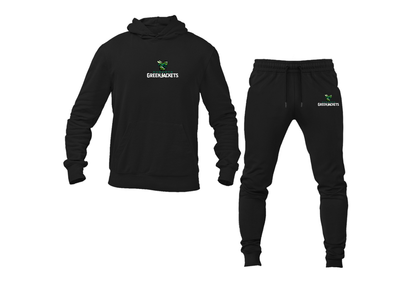 Men's Augusta GreenJackets Logo Hoodie Joggers Set