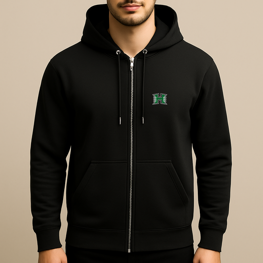 Men's Hawaii Warriors Logo Zipper Hoodie
