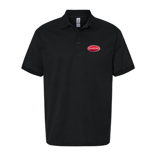 Men's Microcar Logo Dry Blend Polo