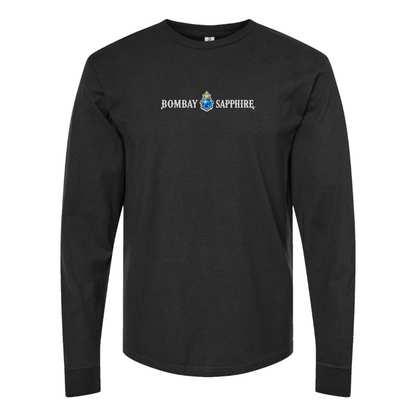 Men's Bombay Sapphire Logo Cotton Long Sleeve T-Shirt