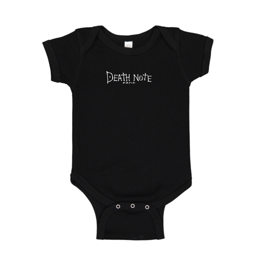 Death Note Logo Baby Romper Onesie