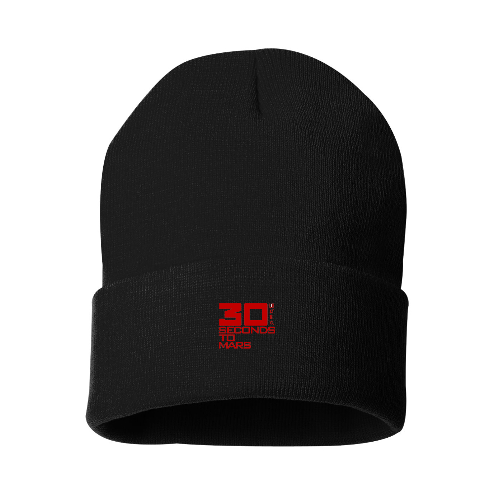 30 Seconds To Mars Logo Beanie Hat
