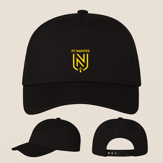 FC Nantes Soccer Logo Five Panel Twill Snapback Cap