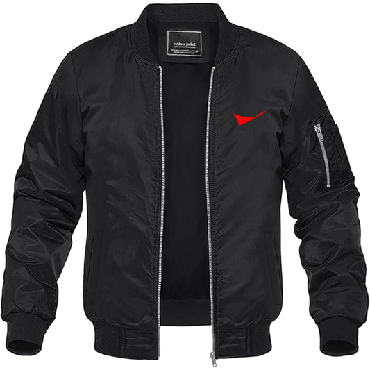 Men's Conoco Phillips Symbol Lightweight Bomber Jacket Windbreaker Softshell Varsity Jacket Coat