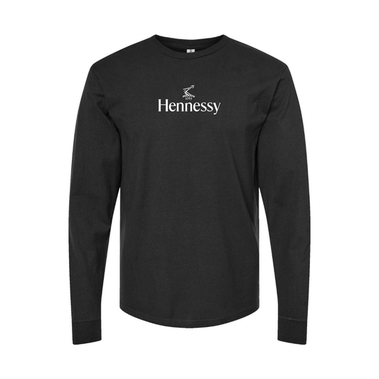 Youth Hennessy Logo Cotton Long Sleeve T-Shirt
