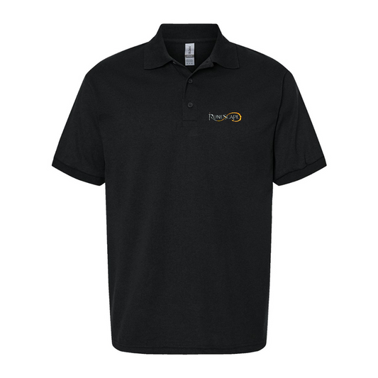 Men's Runescape Logo Gildan Dry Blend Jersey Polo