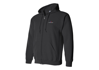 Men's United Airlines Logo Zipper Hoodie