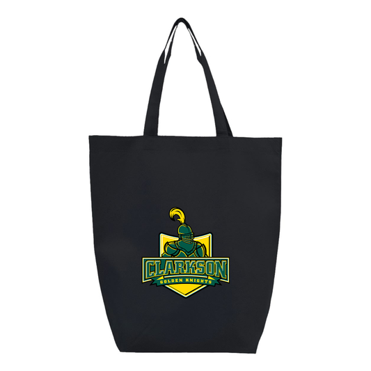 Clarkson Golden Knights Q-Tees Non-Woven Gusset Bottom Tote