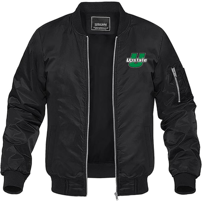 Men's USC Upstate Spartans Lightweight Bomber Jacket - Black