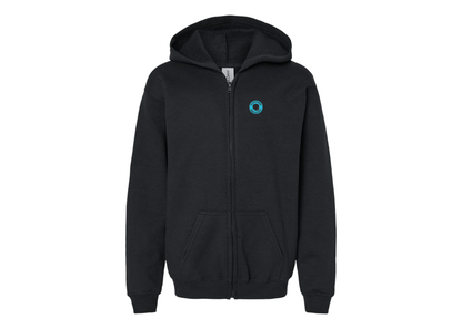 Gildan Heavy Blend Youth Beavertown Brewery Full Zip Hooded Sweatshirt