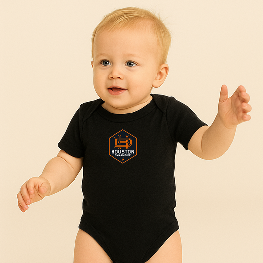 Houston Dynamo FC Soccer Baby Romper Onesie