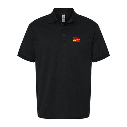 Men's Marvel Comics Logo Dry Blend Polo