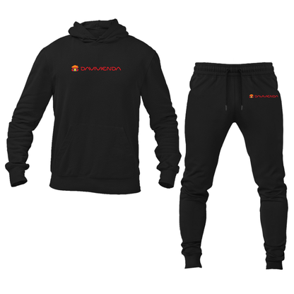 Men's Davivienda Logo Hoodie Joggers Set