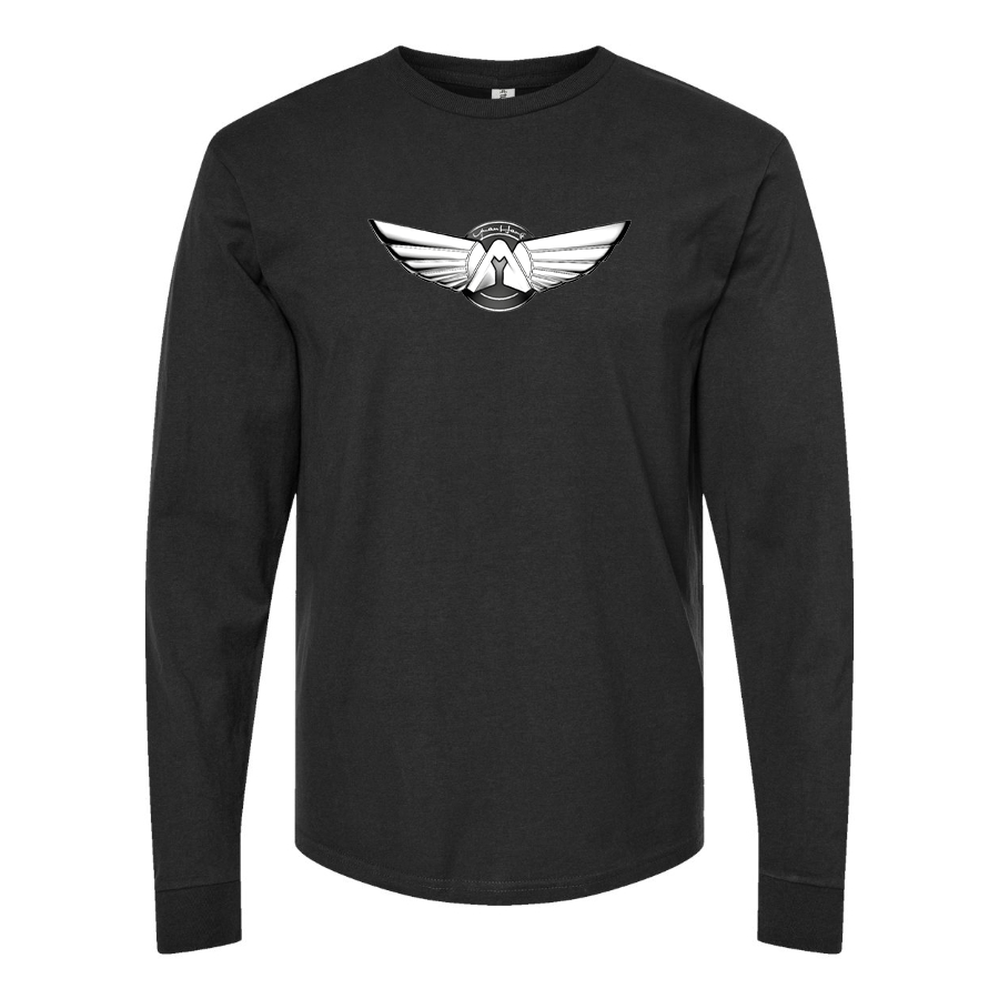 Men's Yuanhang Logo  Cotton Long Sleeve T-Shirt