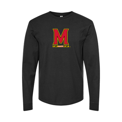 Men's Maryland Terrapins Logo Long Sleeve T-Shirt