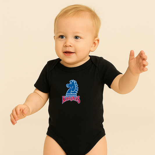 Fairleigh Dickinson Knights Logo Baby Romper Onesie