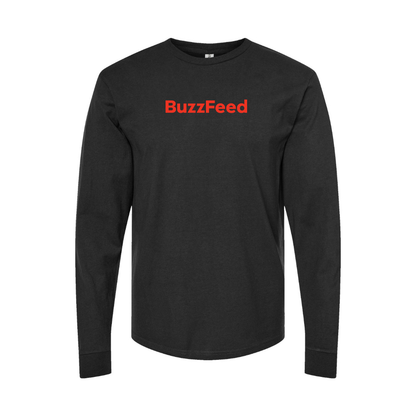 Youth BuzzFeed Logo Cotton Long Sleeve T-Shirt