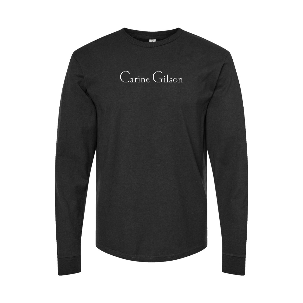 Youth Carine Gilson Logo Cotton Long Sleeve T-Shirt