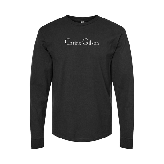 Youth Carine Gilson Logo Cotton Long Sleeve T-Shirt