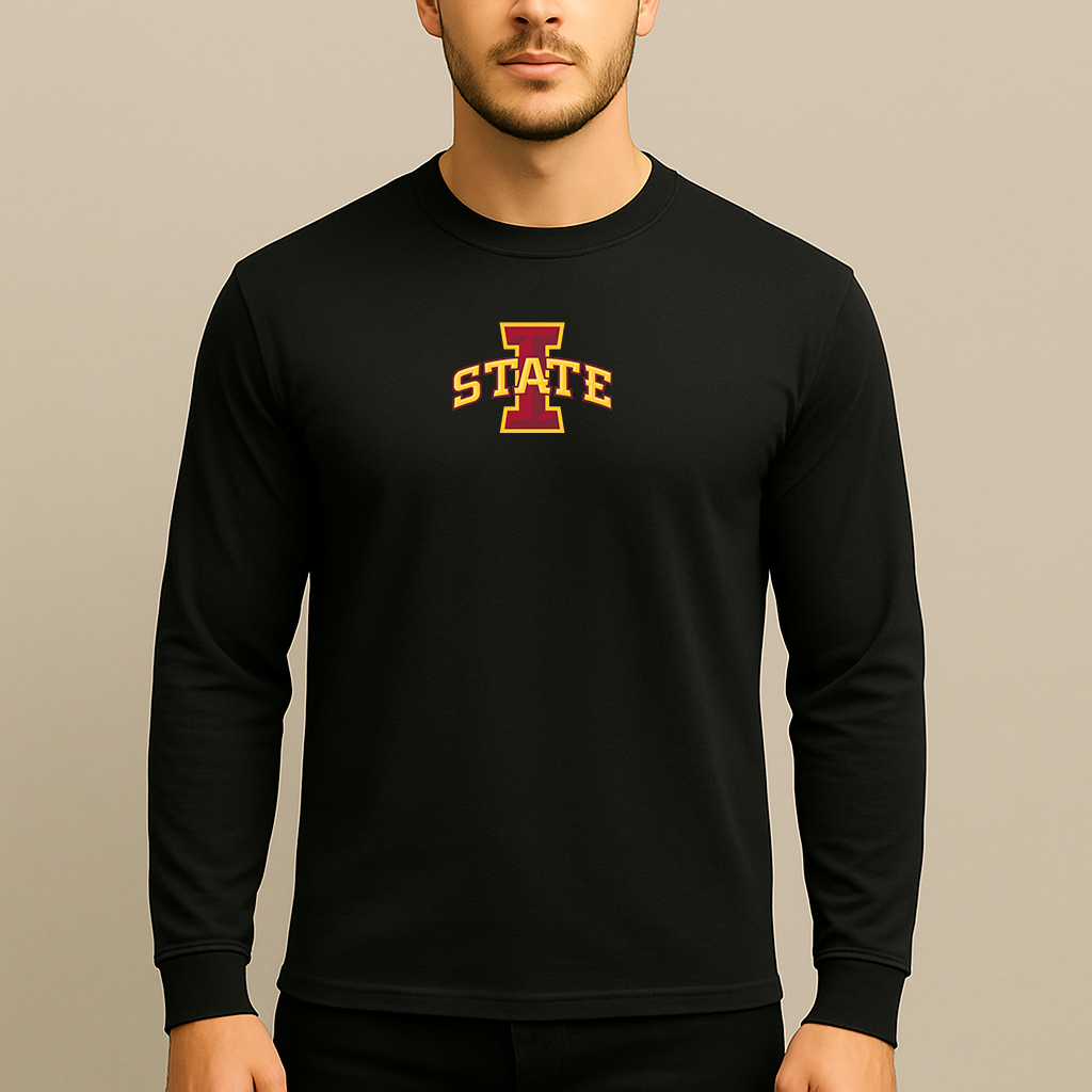 Men's Iowa State Cyclones Logo Long Sleeve T-Shirt