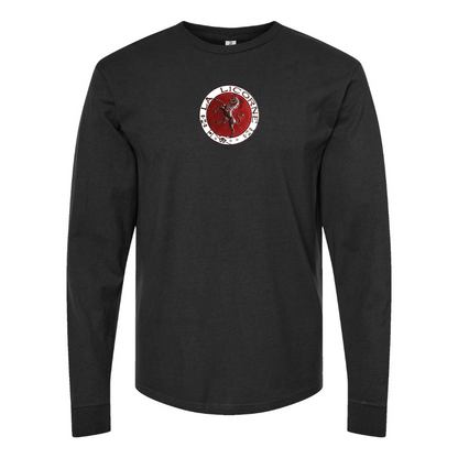 Men's Corre La Licorne Logo Cotton Long Sleeve T-Shirt